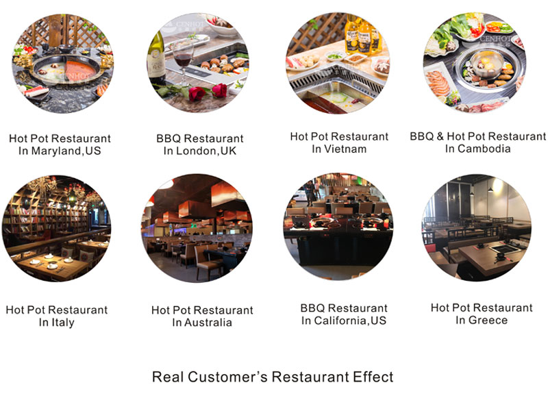 CENHOT-real-customers' Charcoal Grill restaurant-projects