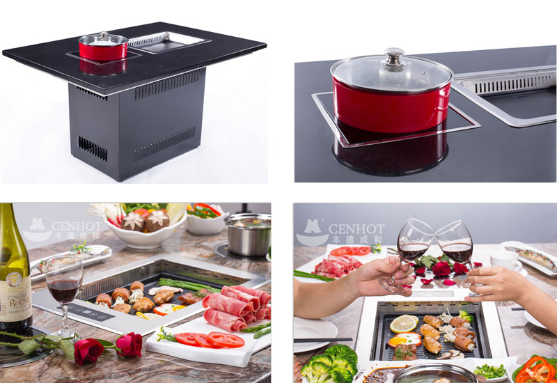 The-Infrared Korean Grill-on-the-table-CENHOT