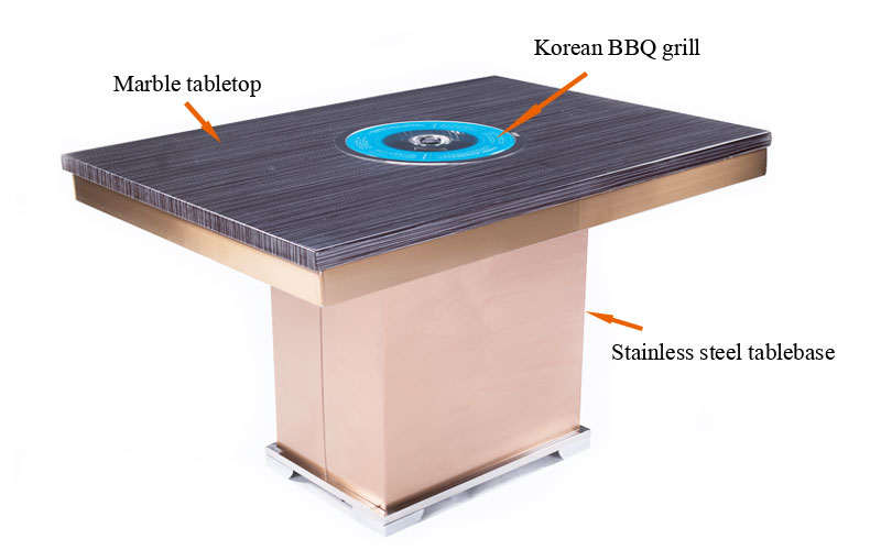 cenhot korean барбекю столы / барбекю гриль столы' structure