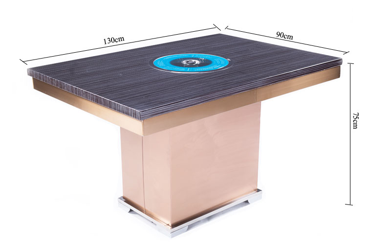 CENHOT Korean Barbecue Tables/BBQ Grill Tables’ size