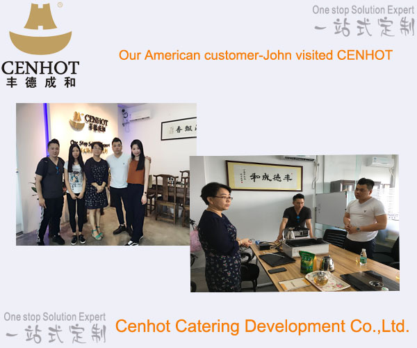 Our American customer-John visited CENHOT