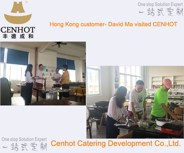 Hong Kong customer - David Ma visited CENHOT