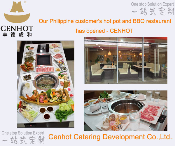 Our-Philippine-customer's-hot-pot-and-BBQ-restaurant-has-opened---CENHOT
