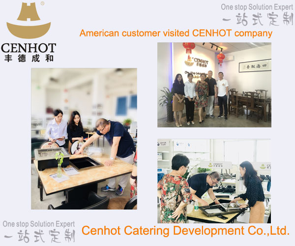 American customer visited CENHOT company
