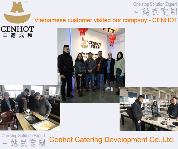 Vietnamese customer visited our company - CENHOT