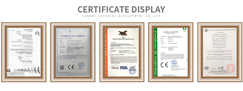 CENHOT PRODUCTS CERTIFICATIONS