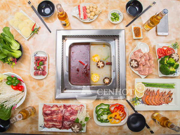 Chinese hot pot with divided - CENHOT