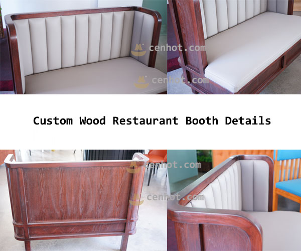 Custom Wood Restaurant Booths For Sale - CENHOT