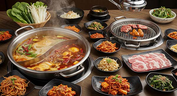 hot pot and Korean bbq equipment