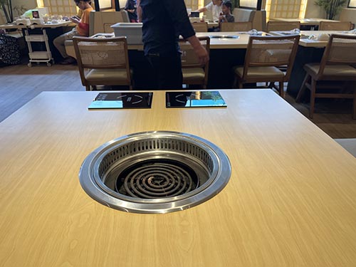 Korean bbq equipment