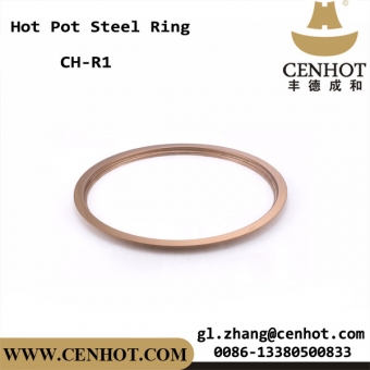 золотые горячие кружки Cenhot с металлическим кольцом из нержавеющей стали