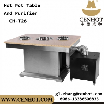 CENHOT дым-бесплатный горячий стол горшок с производителями очиститель  