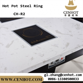 Cenhot квадратный горячий горшок плоские стальные кольца для продажи ch-r2 