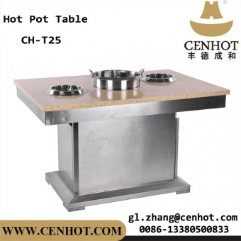 CENHOT ресторан бездымный горячий горшок столы на продажу Китай CH-T25 