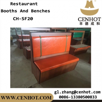 Столовая в стиле ресторана Cenhot с высокой спинкой и скамейкой для сидения ch-sf20