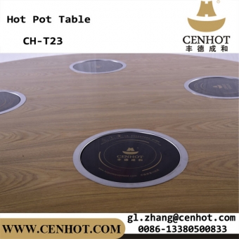 Cenhot встроенный в горячий горшок стол Шабу для продажи Китай CH-T23 