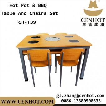CENHOT горячий горшок и барбекю стол и стулья для продажи Китай 