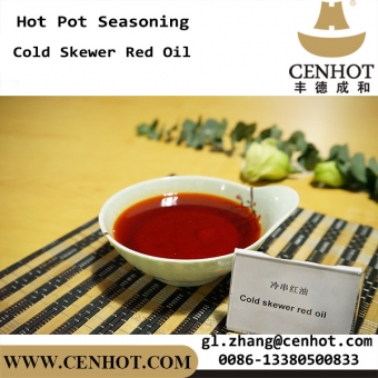 острый холодный шашлык поставщик красного масла Китай
