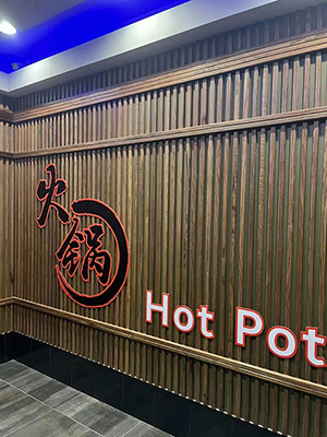 The project for hot pot restaurant in USA